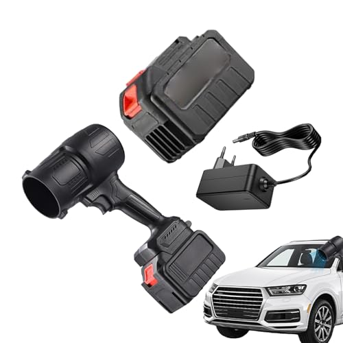Qukoielly Handlicher Laubbläser - Wiederaufladbarer Akku Luftbläser für Auto - 19000RPM Laubgebläse Für Balkon Garten Terrasse Auto Qukoielly Handlicher Laubbläser - Wiederaufladbarer Akku Luftbläser für Auto - 19000RPM Laubgebläse Für Balkon Garten Terrasse Auto von Qukoielly