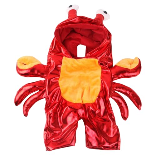 Qukoielly Hundekostüm, Halloween-Hunde-Krabben-Kostüm, Haustierbedarf, Outfit für Welpen, Kätzchen, Outdoor-Spaziergänge, Foto-Requisiten, Süßes oder Leckerli-Party Qukoielly Hundekostüm, Halloween-Hunde-Krabben-Kostüm, Haustierbedarf, Outfit für Welpen, Kätzchen, Outdoor-Spaziergänge, Foto-Requisiten, Süßes oder Leckerli-Party von Qukoielly