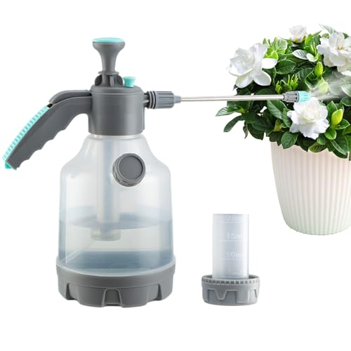 Qukoielly Pumpspray | 3L Rasengartenpumpe Drucksprüher | Handgießkanne mit verlängerter Stabflasche Großer Tank für die Reinigung von Topfblumen, Pflanzen, Hinterhof Qukoielly Pumpspray | 3L Rasengartenpumpe Drucksprüher | Handgießkanne mit verlängerter Stabflasche Großer Tank für die Reinigung von Topfblumen, Pflanzen, Hinterhof von Qukoielly