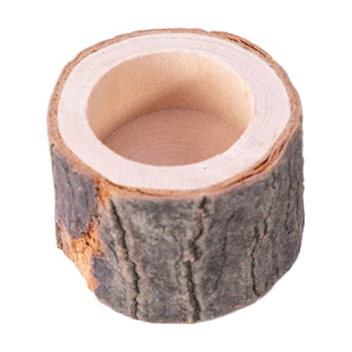 Qukoielly Schildkröten Futternapf | Reptilien Futternapf | Holzoptik Trinkschale Futterbecken für Haus Aquarien Innenterrarien Zoofachhandel Präsentation Gartenteiche von Qukoielly