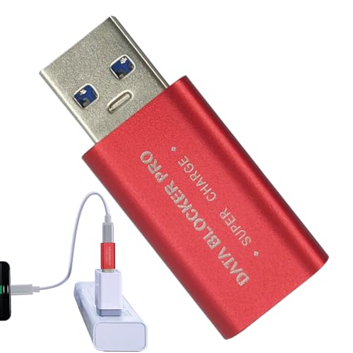 Qukoielly USB C Data Blocker | Langlebiger USB C Datenblocker | Stabiler Adapter Schnellladung Langlebiger Schutz für PC Telefon Geräte Arbeit Öffentlichkeit Qukoielly USB C Data Blocker | Langlebiger USB C Datenblocker | Stabiler Adapter Schnellladung Langlebiger Schutz für PC Telefon Geräte Arbeit Öffentlichkeit von Qukoielly