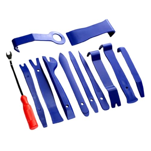 Qukoielly Verkleidungsentfernungs-Set,12-teiliges Kit zum Entfernen von Autotürverkleidungen - Clip-Entferner Zangen Set Navigationsschlüssel Antirutsch Ergonomisch für Fahrzeug SUV Türverkleidung von Qukoielly