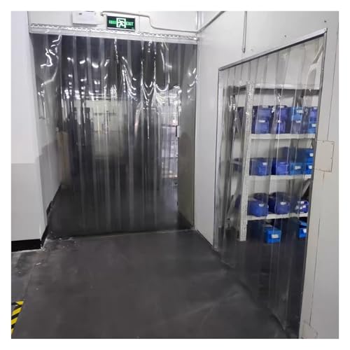 Qulamrdk Lamellen Streifen Insektenschutz, Industrievorhang Vorhang Lamellenvorhang Geeignet für Balkonschlafzimmerkorridor, Leicht zu Betreten und zu Verlassen(165x280cm/64.96x110.2in) von Qulamrdk