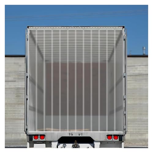 Qulamrdk Transparent Streifenvorhang, Streifenvorhangset für Kühlraums Vinyl-Streifenvorhang Geeignet für Hof -Wohnzimmergarage, Leicht zu Reinigen(90x280cm/35.43x110.2in) von Qulamrdk