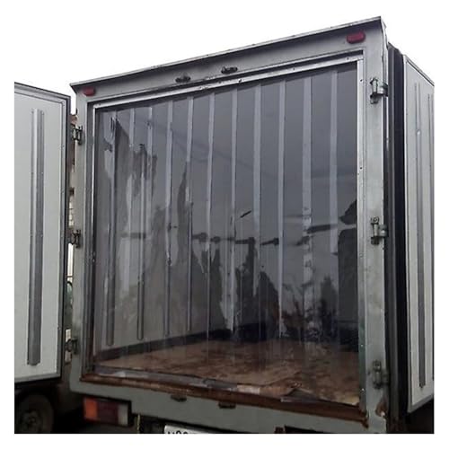 Qulamrdk Transparenter Wasserdichter Streifenvorhang PVC-Ersatzstreifentür Industrie-Streifenvorhang Streifenvorhang Geeignet für Supermärkte, Wärmedämmung(0.9x2m) von Qulamrdk
