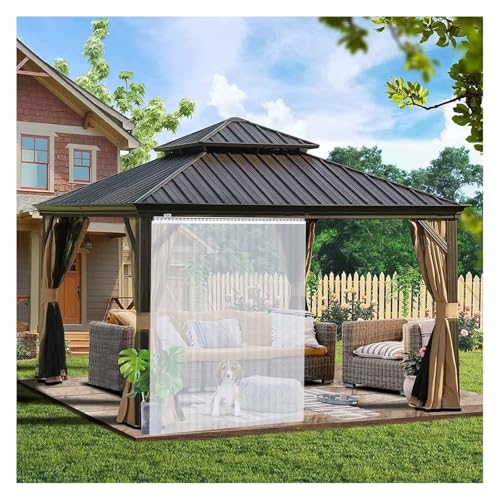 Qulamrdk Wasserdicht Türvorhang PVC Lamellenvorhang Industrie-Streifenvorhang Vinyl-Streifenvorhang Geeignet für Lagerräume und Lagerhallen, Transparent(1.05x2.2m) von Qulamrdk