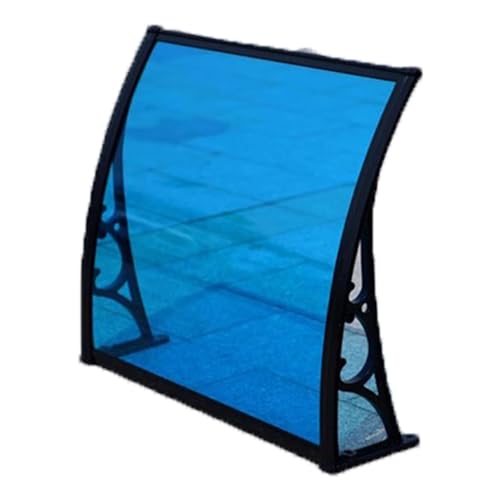 Türvordächer Und Vordächer Viele Stile Veranda-Markise Gewölbt für Hintertüren, Anpassbar Qulamrdk(Color:Blue,Size:100x200cm) von Qulamrdk