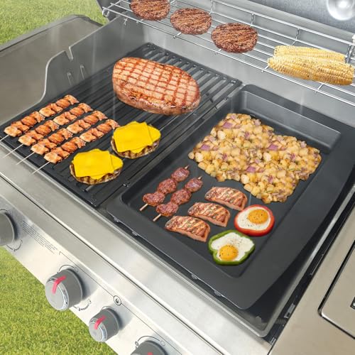 Genesis ii Grillroste und Genesis 2 Grillplatte für Weber Genesis II 300 & Genesis LX 300 Series Gasgrills, Genesis II E&S 310 315 320 325 335, Grillteile für Weber Genesis II 66095 7599 Grillplatte von QuliMetal