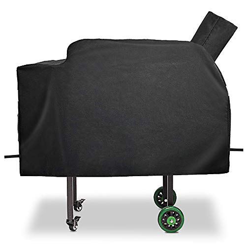 QuliMetal DB Grillabdeckung für Green Mountain Grill Daniel Boone Choice und Prime Standard Grills, Anti-UV & Wasserdicht, Heavy Duty Patio BBQ Grillabdeckung, 53.5 x 19.7 x 25 Zoll von QuliMetal
