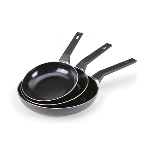 Qulinart by Brandt 194-032 QULINART-Bratpfanne mit antihaftbeschichtetem Aluminiumdeckel-ergonomisch und langlebig-ideal für gleichmäßiges Kochen-Bakelitgriff-28 cm-Schwarz, Aluminium Qulinart by Brandt 194-032 QULINART-Bratpfanne mit antihaftbeschichtetem Aluminiumdeckel-ergonomisch und langlebig-ideal für gleichmäßiges Kochen-Bakelitgriff-28 cm-Schwarz, Aluminium von Qulinart by Brandt