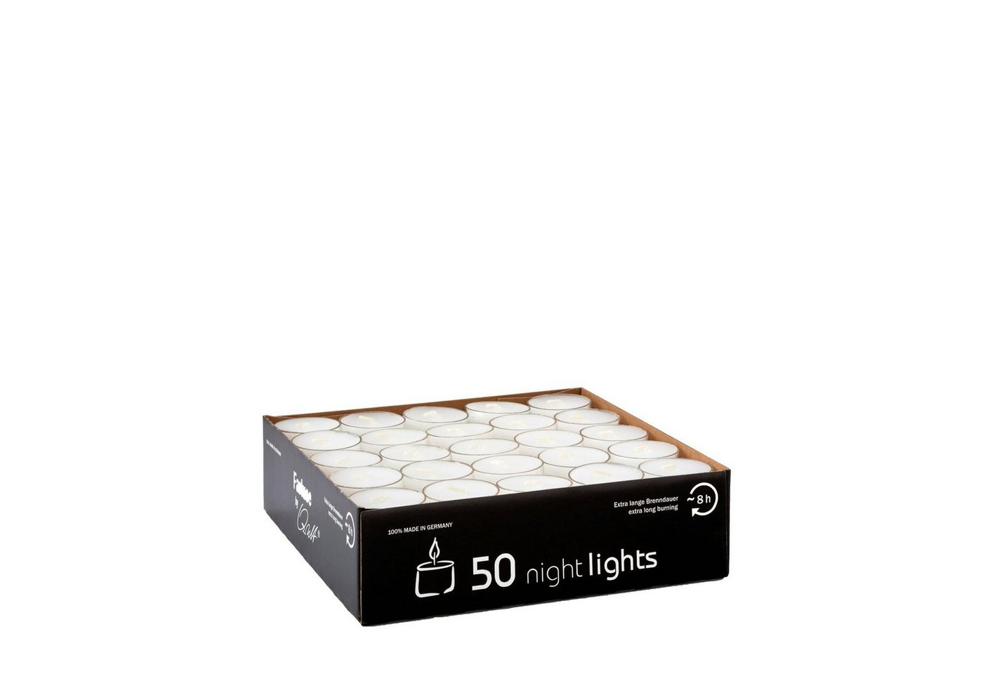 Qult Teelicht Nightlights (1-tlg), Teelichter in Kunststoffhülle und Premiumqualität von Qult