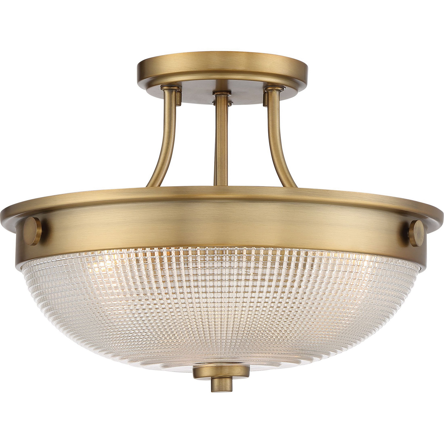 Quoizel Mantle Deckenleuchte Deckenlampe Leuchte 3 Flg E26 3x100 W Messingfarbton B-Ware von Quoizel Lighting