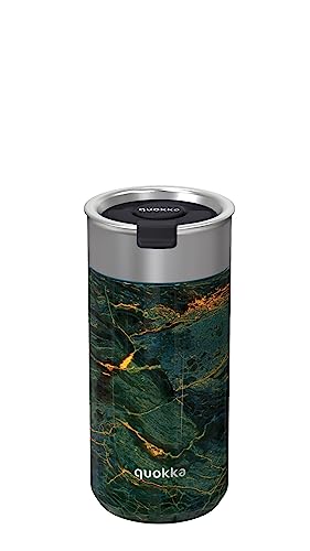 Quokka BOOST GREENSTONE | THERMOBECHER AUS EDELSTAHL FÜR KAFFEE 400 ML von Quokka
