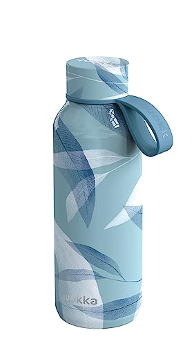 Quokka SOLID MIT HALTERUNG BLUE WIND | THERMOSFLASCHE AUS EDELSTAHL MIT HALTERUNG 510 ML Quokka SOLID MIT HALTERUNG BLUE WIND | THERMOSFLASCHE AUS EDELSTAHL MIT HALTERUNG 510 ML von Quokka