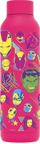 Quokka Avengers Neon Thermosflasche, Edelstahl, einfarbig, Raspberry Pink, 630 ml Quokka Avengers Neon Thermosflasche, Edelstahl, einfarbig, Raspberry Pink, 630 ml von Quokka