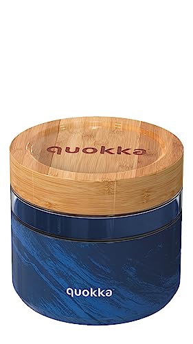 Quokka DELI UNKNOWN | BEHÄLTER FÜR ESSEN AUS GLAS MIT SILIKONHÜLLE 820 ML von Quokka
