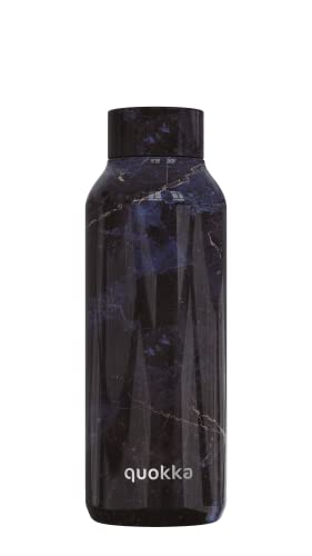 Quokka SOLID BLACK MARBLE | THERMOSFLASCHE AUS EDELSTAHL 510 ML von Quokka