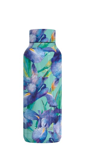 Quokka SOLID BLUE IRISES | THERMOSFLASCHE AUS EDELSTAHL 510 ML von Quokka