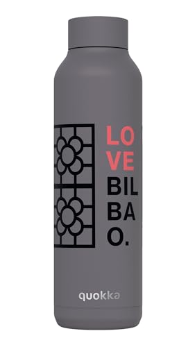 Quokka Solid - Grau, 630 ml, Bilbao Love Custom von Quokka