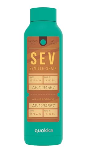 Quokka Solid Sevilla Label Custom Jade Green, 630 ml von Quokka
