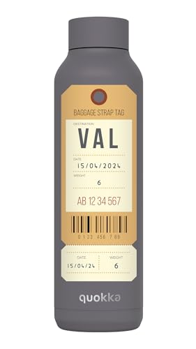 Quokka Solid Valencia-Etikett, Grau, 630 ml Quokka Solid Valencia-Etikett, Grau, 630 ml von Quokka