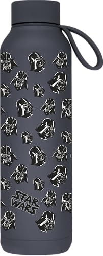 Quokka SOLID X STAR WARS Thermosflasche aus Edelstahl, doppelwandig, mit Aufhänger | Star Wars Darth Vader von Quokka