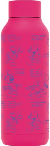 Quokka Thermosflasche, Edelstahl, einfarbig, Raspberry Pink, 510 ml, Mickey Sketch Quokka Thermosflasche, Edelstahl, einfarbig, Raspberry Pink, 510 ml, Mickey Sketch von Quokka