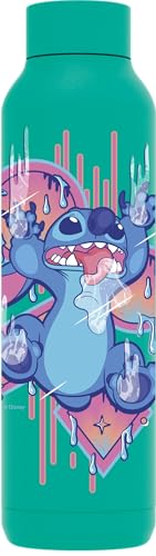 QUOKKA x Disney Thermosflasche, Edelstahl, Solid Jade Green, 630 ml von Quokka