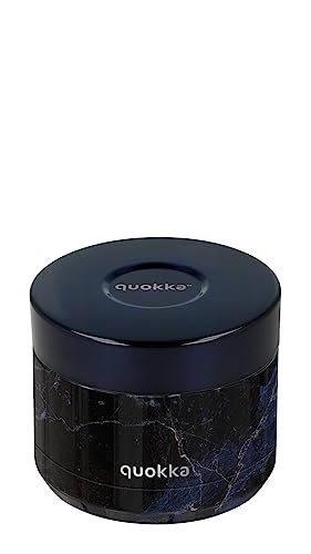 Quokka WHIM BLACK MARBLE | THERMOBEHÄLTER AUS EDELSTAHL FÜR ESSEN 369 ML von Quokka