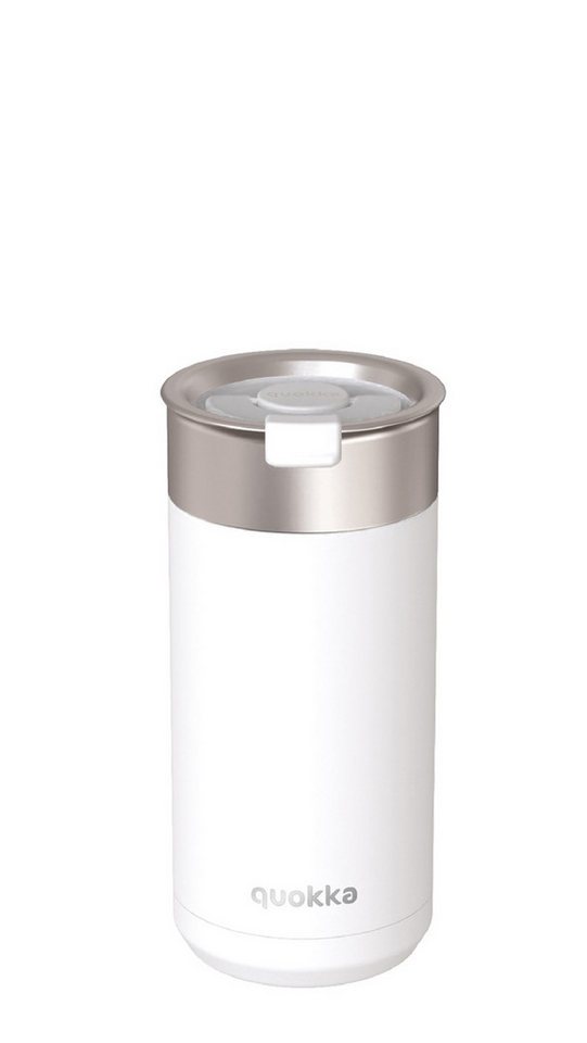 Quokkabottle Thermobecher Isolierflasche mit Teesieb, Edelstahl 400 ml von Quokkabottle