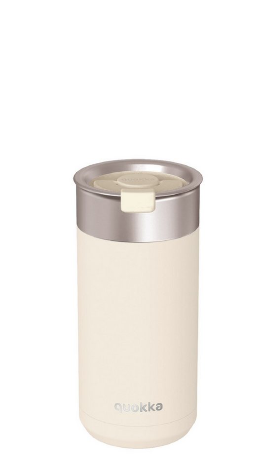 Quokkabottle Thermobecher Isolierflasche mit Teesieb, Edelstahl 400 ml von Quokkabottle