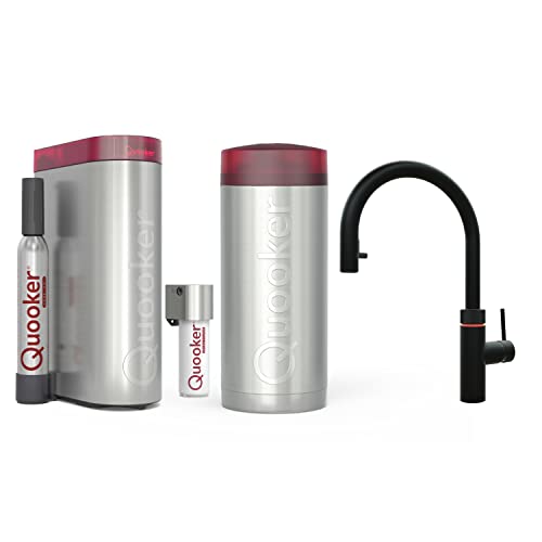 Quooker Flex schwarz Reservoire COMBI+ und CUBE inclusive. CUBE Filter Starter-Set von Quooker