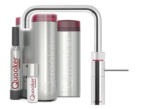 Quooker PRO3 & CUBE | Fusion Square CHR (Verchromt glänzend) inkl. Cube-Filter von Quooker