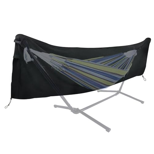 Hängematte Abdeckung Abdeckplane - Wasserdicht Vollständige Abdeckplane Mit Verstellbarem Seil | Hängematten Schutzhülle | Verdickte Schutzhülle | Camping Hängemattenschutz Hängematte Abdeckung Abdeckplane - Wasserdicht Vollständige Abdeckplane Mit Verstellbarem Seil | Hängematten Schutzhülle | Verdickte Schutzhülle | Camping Hängemattenschutz von Quorvex