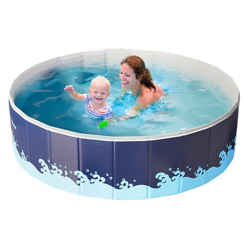 Kinder Schwimmbecken - Schwimmbecken Faltbar | Faltbarer Swimmingpool | Inflatable Swimming Pool | Outdoor Faltbarer Kinderpool | Tragbares Planschbecken Kinder Schwimmbecken - Schwimmbecken Faltbar | Faltbarer Swimmingpool | Inflatable Swimming Pool | Outdoor Faltbarer Kinderpool | Tragbares Planschbecken von Quorvex