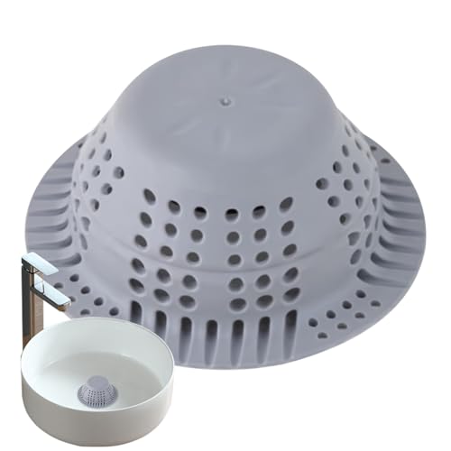 Quorvex Abfluss-Haarfänger, Silikon, faltbar, Badewannen-Haarfänger, Abflussschutz, Anti-Verstopfungsschutz für Waschbecken, Badezimmer, Dusche, Küche, Wanne, Waschbecken Quorvex Abfluss-Haarfänger, Silikon, faltbar, Badewannen-Haarfänger, Abflussschutz, Anti-Verstopfungsschutz für Waschbecken, Badezimmer, Dusche, Küche, Wanne, Waschbecken von Quorvex