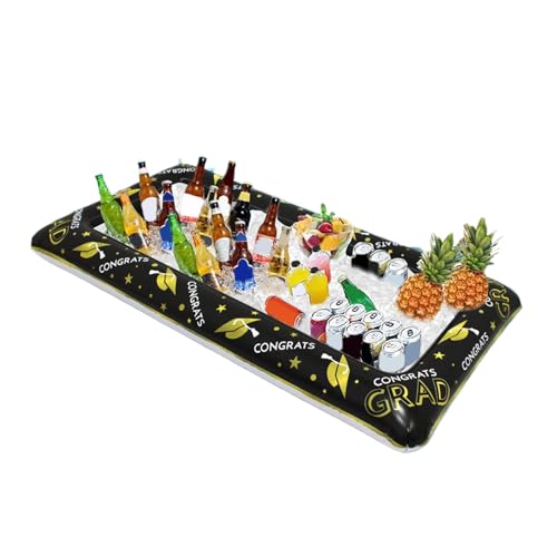 Quorvex Aufblasbare Poolbar, Großes Aufblasbares Kühlbox Theken-Set, Tragbar Faltbar Getränkehalter Mit Kühlfunktion Für Picknick Gartenparty Grillen Quorvex Aufblasbare Poolbar, Großes Aufblasbares Kühlbox Theken-Set, Tragbar Faltbar Getränkehalter Mit Kühlfunktion Für Picknick Gartenparty Grillen von Quorvex