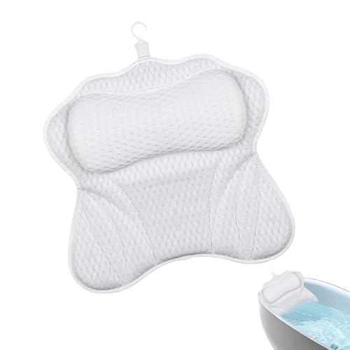 Quorvex Badewannenkissen für Badewanne, entspannendes Spa-Kissen, Kopfstütze für Badewanne, Kopf- und Nackenstütze, Zubehör für Wohnung, Baden, Einweichen, Spa, Dusche, Zuhause von Quorvex