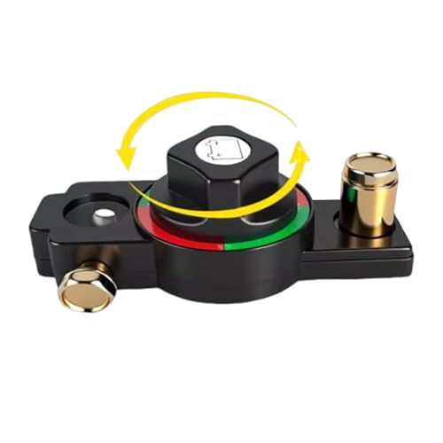 Quorvex Batterie Trennschalter | Stromunterbrechung Abschaltknopf | Reusable Bath Accessories Clog Prevention Tool - Anwendung für Fahrzeug LKW Boot Marine Sicherheit von Quorvex