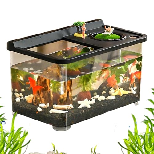 Quorvex Betta Aquarium 3 Farbbeleuchtung | Hochtransparenter Tank,Hydroponisches Tischaquarium Für Tischlandschaft Home Arbeitsplatz Eingangsbereich Schlafzimmer Quorvex Betta Aquarium 3 Farbbeleuchtung | Hochtransparenter Tank,Hydroponisches Tischaquarium Für Tischlandschaft Home Arbeitsplatz Eingangsbereich Schlafzimmer von Quorvex