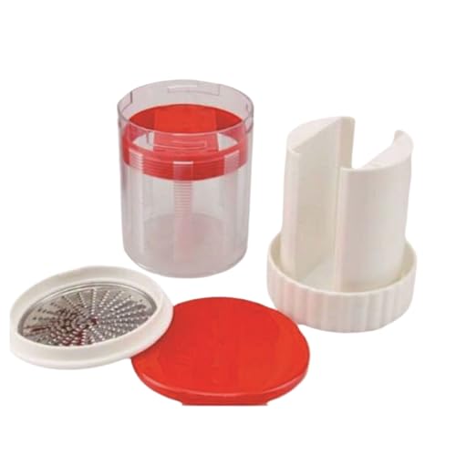 Quorvex Butterreibe Für Küche | Manuelle Butter Raspel Rotary-Reibe,Handgehaltene Käsereibe Multifunktionales Küchengerät Für Schokolade Nüsse Ingwer Obst Burger von Quorvex