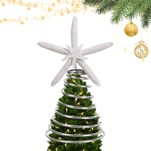 Quorvex Christbaumschmuck Spitze Stern,Outdoor Weihnachtsstern Baumspitze Deko | Seestern Christbaumschmuck Spitzendekoration Für Fenster Wohnzimmer Schlafzimmer Weihnachtsdekoration Quorvex Christbaumschmuck Spitze Stern,Outdoor Weihnachtsstern Baumspitze Deko | Seestern Christbaumschmuck Spitzendekoration Für Fenster Wohnzimmer Schlafzimmer Weihnachtsdekoration von Quorvex