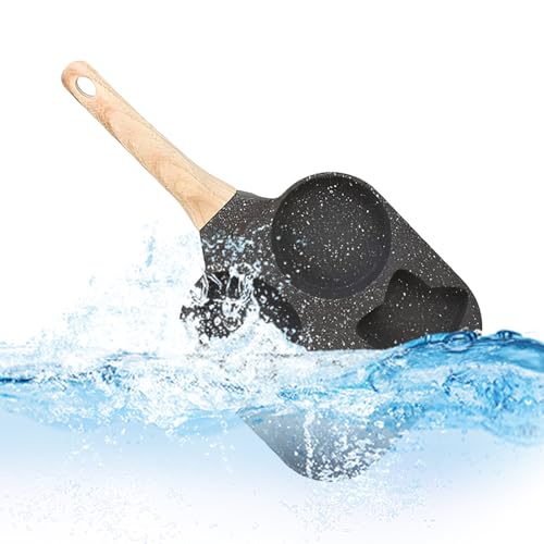 Quorvex Eierbratpfanne,4-Tassen Frühstückspfanne - Pfanne Mit Ergonomischem Griff Zum Omelett Und Pfannkuchen Zubereiten von Quorvex