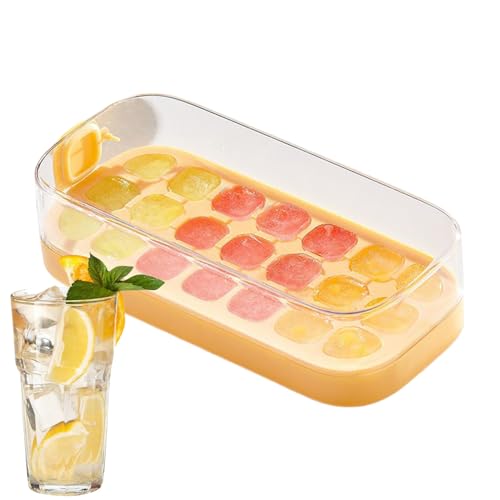 Quorvex Eiswürfelform Mit Deckel | Wiederverwendbare Eiswürfelbehälter | Großvolumige Flexible Form Für Kaffee Cocktails Whisky Haushalt Wasser Kühlschrank Quorvex Eiswürfelform Mit Deckel | Wiederverwendbare Eiswürfelbehälter | Großvolumige Flexible Form Für Kaffee Cocktails Whisky Haushalt Wasser Kühlschrank von Quorvex