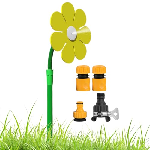 Quorvex Gießkanne Gänseblümchen, Rasenbewässerungssystem, 360° Rotierendes Bewässerungswerkzeug für Terrasse Garten Hof Quorvex Gießkanne Gänseblümchen, Rasenbewässerungssystem, 360° Rotierendes Bewässerungswerkzeug für Terrasse Garten Hof von Quorvex