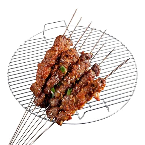 Quorvex Grillrost – Grill-Drahtgeflecht, rund, Mehrzweck-Grillwerkzeug für Garten, Camping, Hinterhöfe, Grillen, Picknick, Kochen im Freien Quorvex Grillrost – Grill-Drahtgeflecht, rund, Mehrzweck-Grillwerkzeug für Garten, Camping, Hinterhöfe, Grillen, Picknick, Kochen im Freien von Quorvex