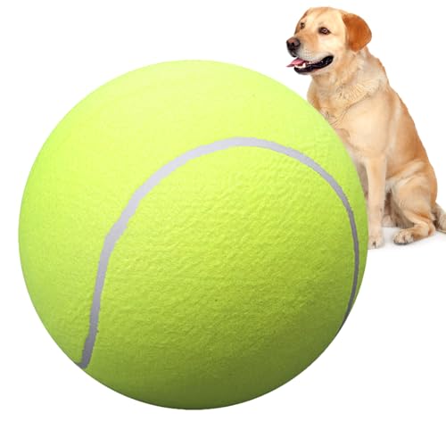 Quorvex Großes Haustierspielzeug - Riesiger Tennisball Für Hundespielzeug | Großer Tennisball | Interaktives Hundespielzeug | Lustiger Outdoor Trainingsball Für Mittelgroße Und Kleine Katzen, Hunde Quorvex Großes Haustierspielzeug - Riesiger Tennisball Für Hundespielzeug | Großer Tennisball | Interaktives Hundespielzeug | Lustiger Outdoor Trainingsball Für Mittelgroße Und Kleine Katzen, Hunde von Quorvex