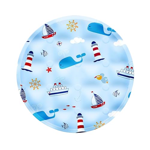 Quorvex Haustier Kühlmatte | Haustier Kühlkissen - Runde Schlafunterlage Tragbar Für Jungtiere & Kleintiere Bei Autofahrten Drinnen Quorvex Haustier Kühlmatte | Haustier Kühlkissen - Runde Schlafunterlage Tragbar Für Jungtiere & Kleintiere Bei Autofahrten Drinnen von Quorvex