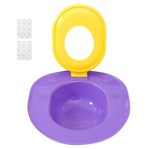 Quorvex Katzen Toilette Trainer Set - Katzentoilette Training Komplettset | Wiederverwendbarer Toilettenaufsatz Sicher Entfernbar Für Haushalt Und Reisen von Quorvex