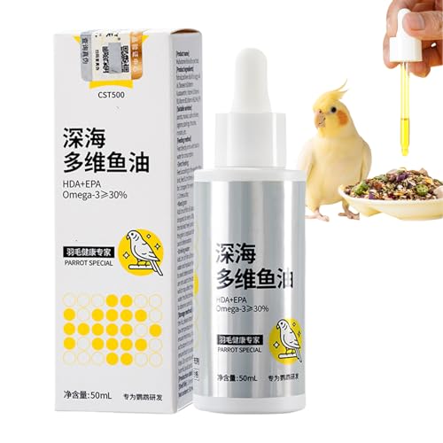 Quorvex Knochenstärkung | Nymphensittich Schnabel & Knochen Unterstützung 50ml - Vogel Fischöl Ergänzung für Tägliche Pflege zu Hause und Unterwegs Quorvex Knochenstärkung | Nymphensittich Schnabel & Knochen Unterstützung 50ml - Vogel Fischöl Ergänzung für Tägliche Pflege zu Hause und Unterwegs von Quorvex